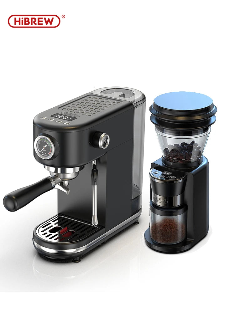 HiBREW 20Bar Semi Automatic Espresso Coffee Machine Adjustable Temperature
