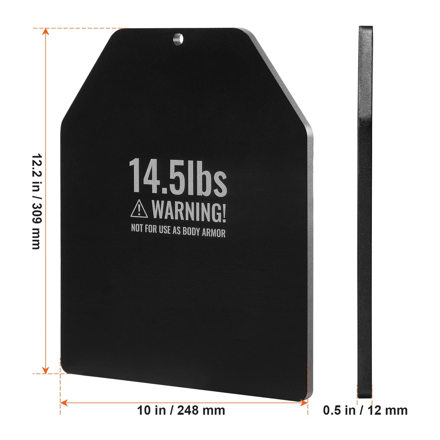 Premium Steel Weighted Vest Plates For Strength Training Workouts