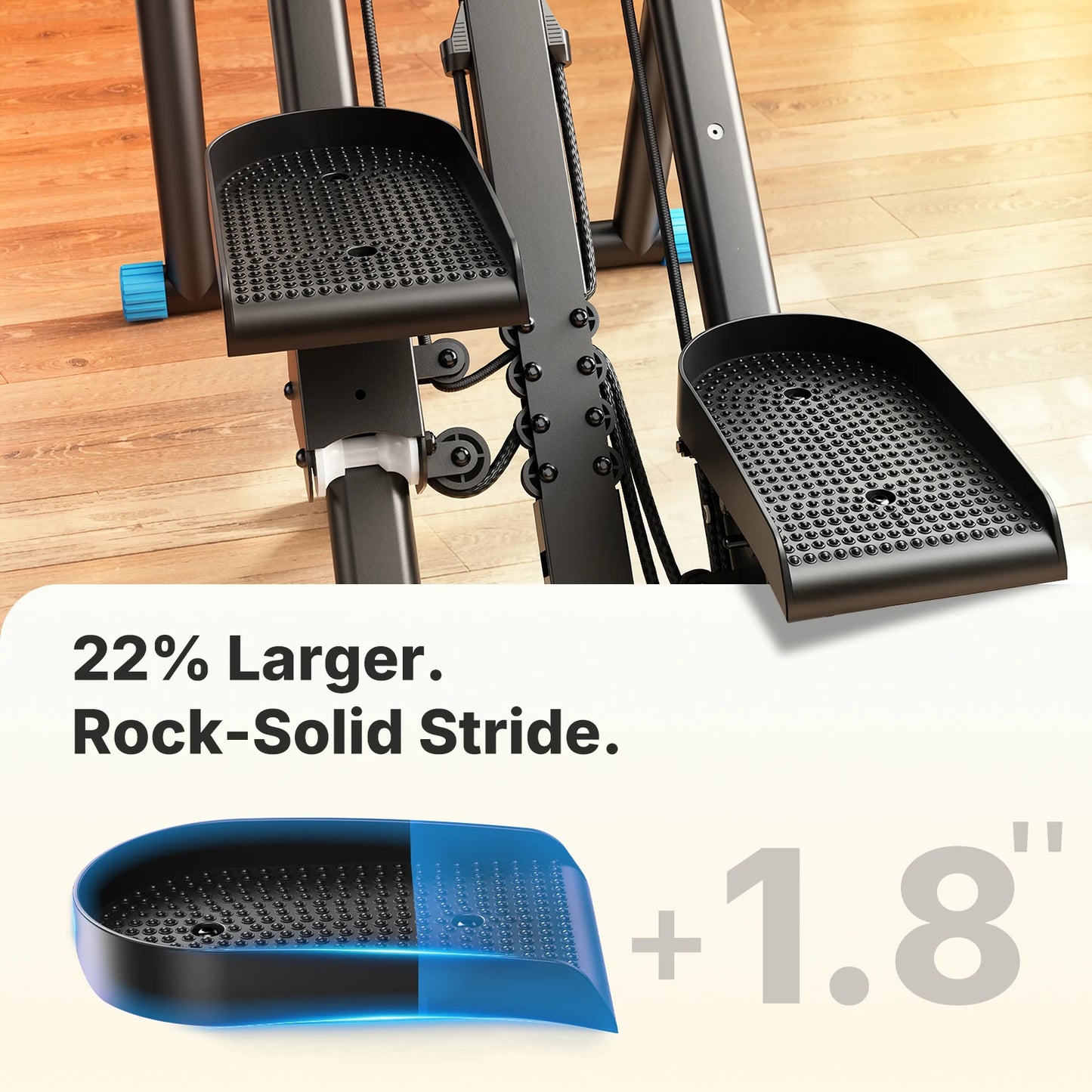 Merach Adjustable Stair Stepper Foldable Full Body Exercise Machine