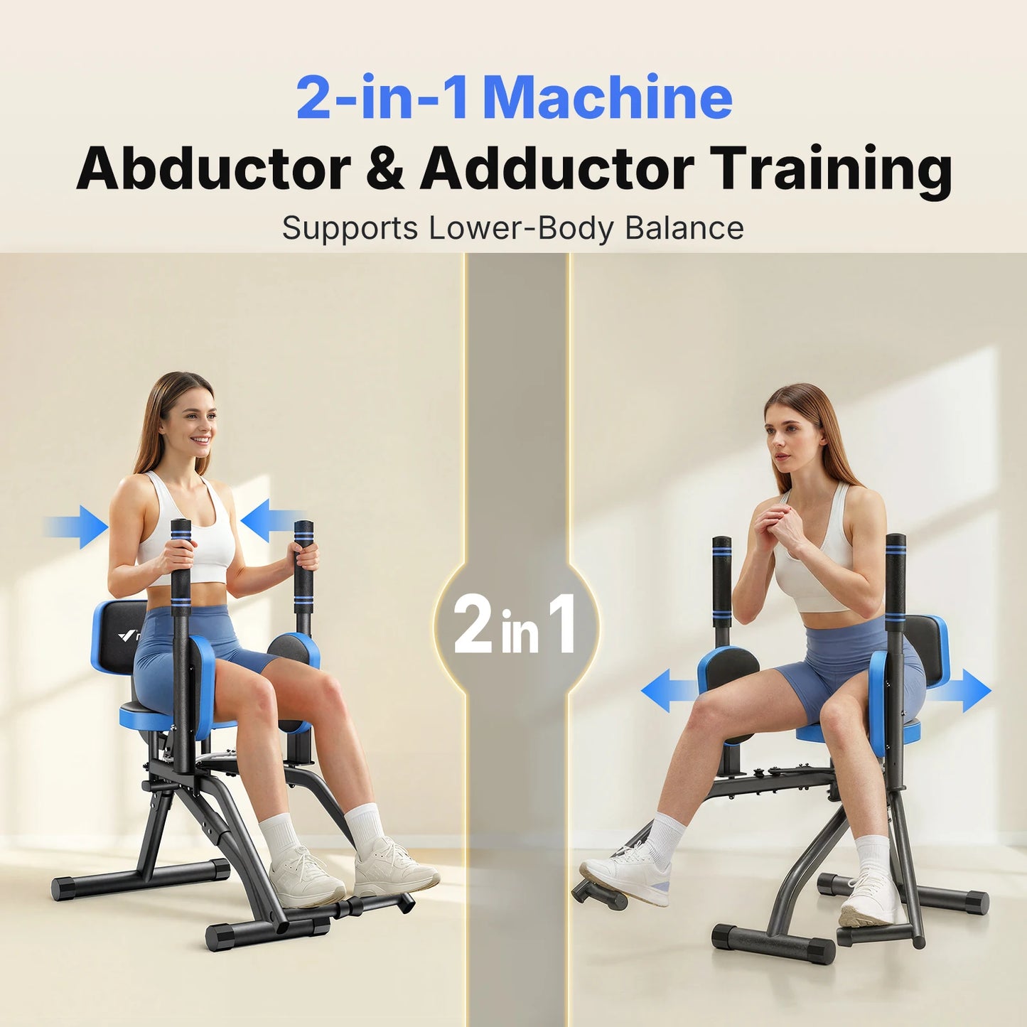 Merach Adjustable Hip Abductor Leg Adductor Machine