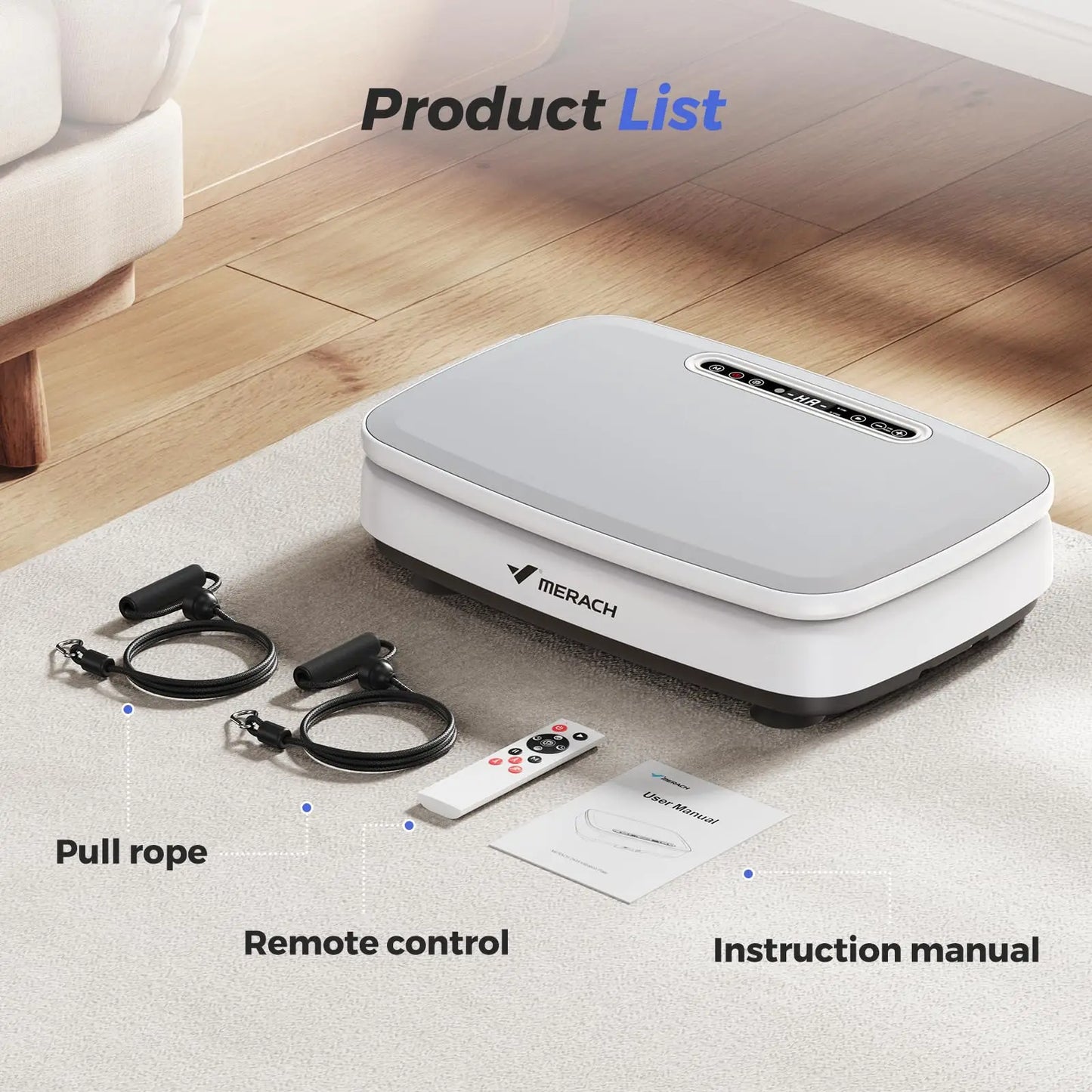 Merach Vibration Plate Exercise Machine Whole Body Workout