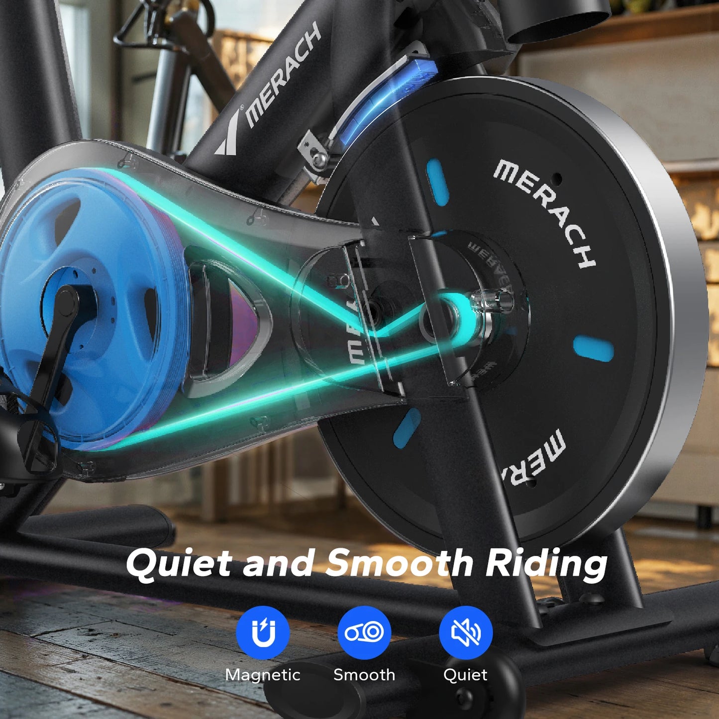 Mercach Magnetic Stationary Bike With Exclusive App