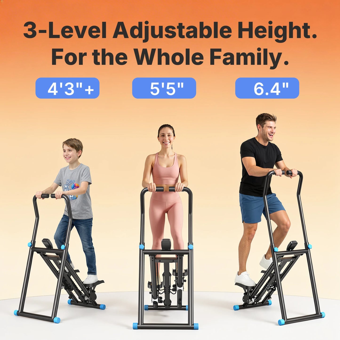 Merach Adjustable Indoor Stair Stepper Compact Exercise Machine