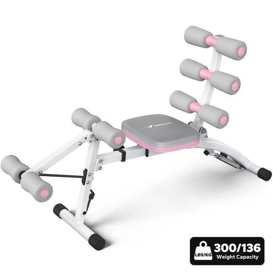Merach Adjustable Ab Trainer Multi Functional Sit Up Bench Home