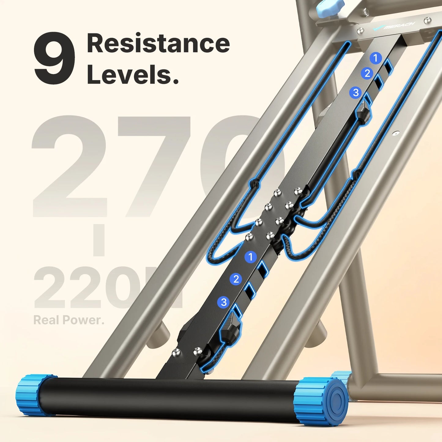 Merach Adjustable Indoor Stair Stepper Compact Exercise Machine