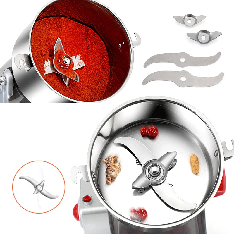 Biolomix Stainless Dry Food Electric Grinder Mill For Coffee Beans