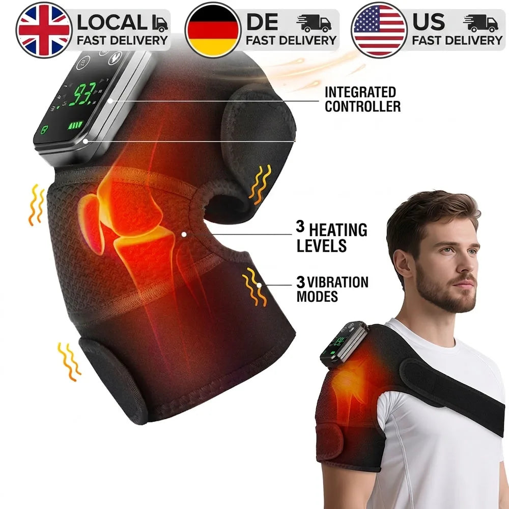 Hailicare Cordless Thermal Knee Pad With Vibration Massager For Legs