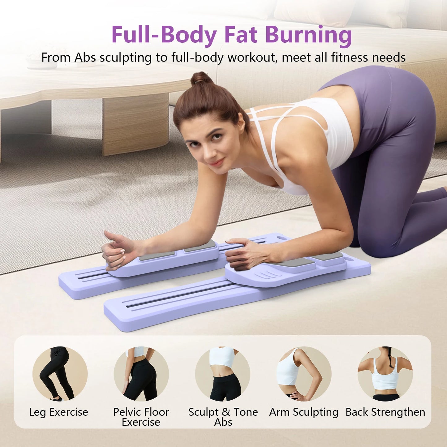 Upgraded 7 In 1 Portable Pilates Reformer Set By Wsuel