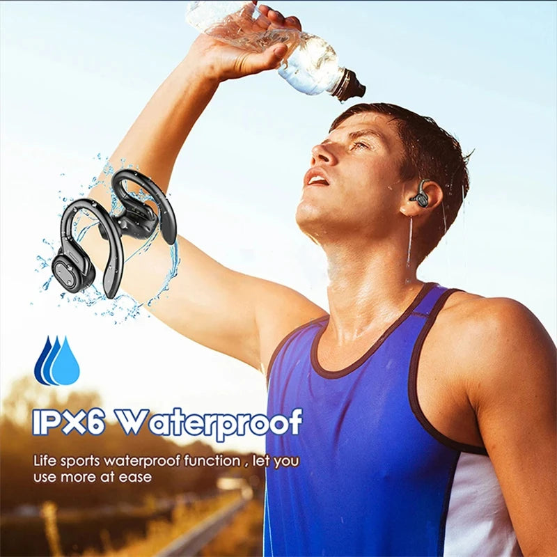 SHUKE Wireless Bluetooth Earbuds Sports Waterproof Headphones With Micphone