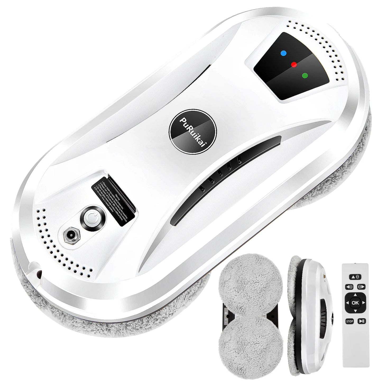 PuRuikai Ultra Thin Window Cleaning Robot Vacuum With Remote Control