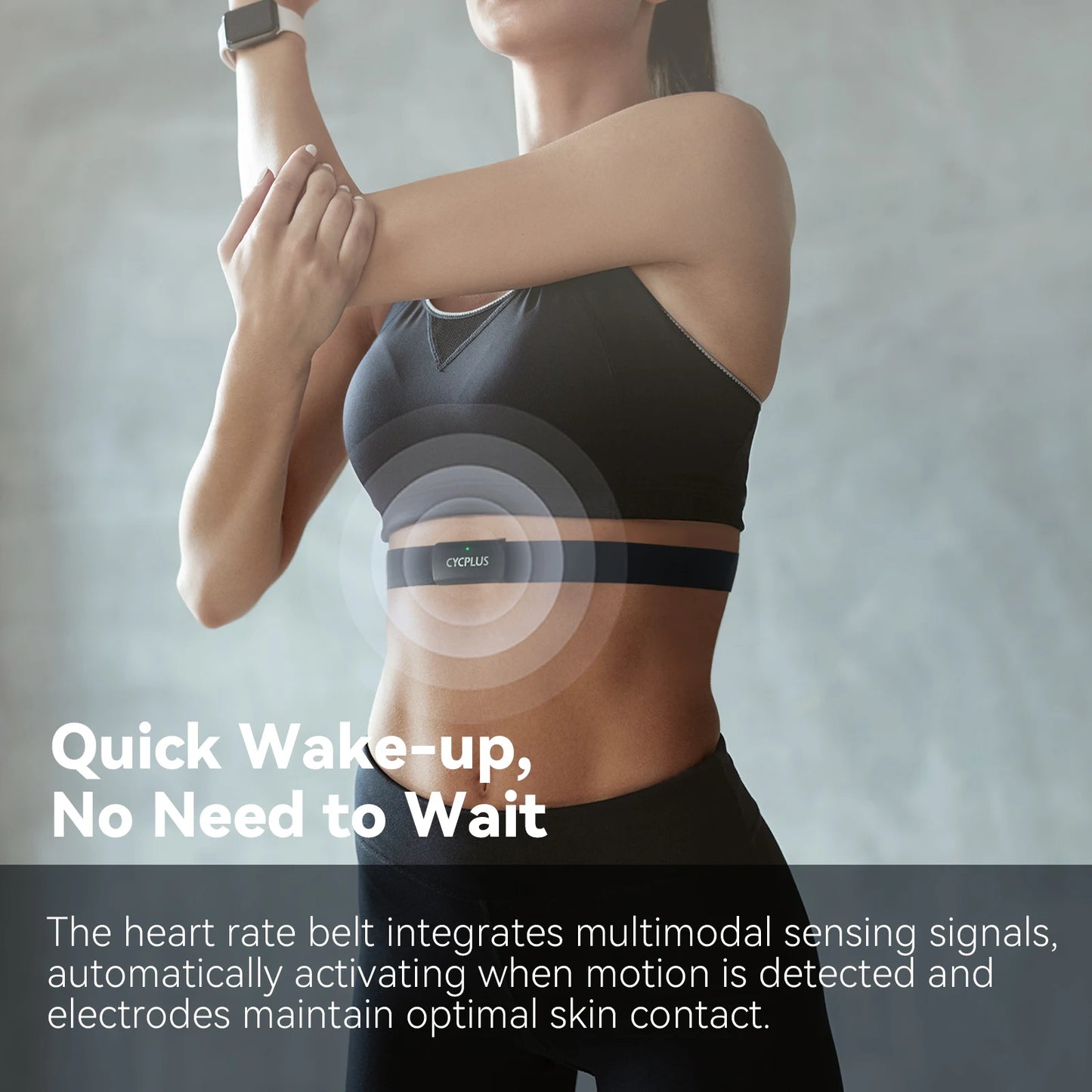 CYCPLUS H2 Heart Rate Monitor Chest Strap Bluetooth Waterproof Sensor