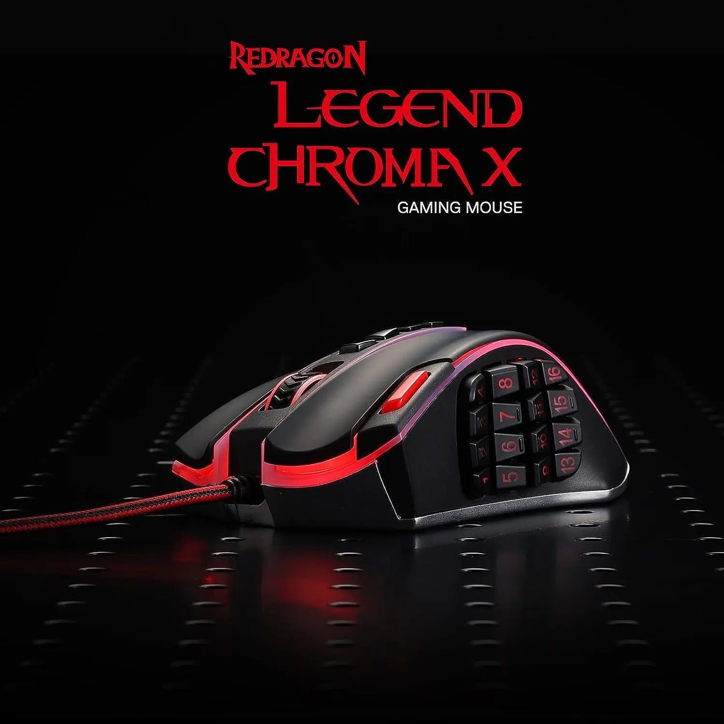 Redragon M990 Gaming Mouse 32000 DPI 23 Macro Keys RGB