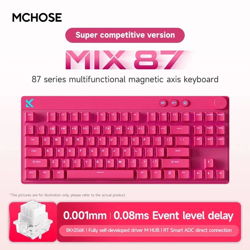 Mchose Mix87 Wired Magnetic Switch Mechanical Gaming Keyboard