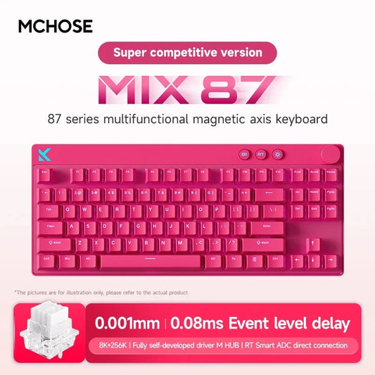 Mchose Mix87 Wired Magnetic Switch Mechanical Gaming Keyboard