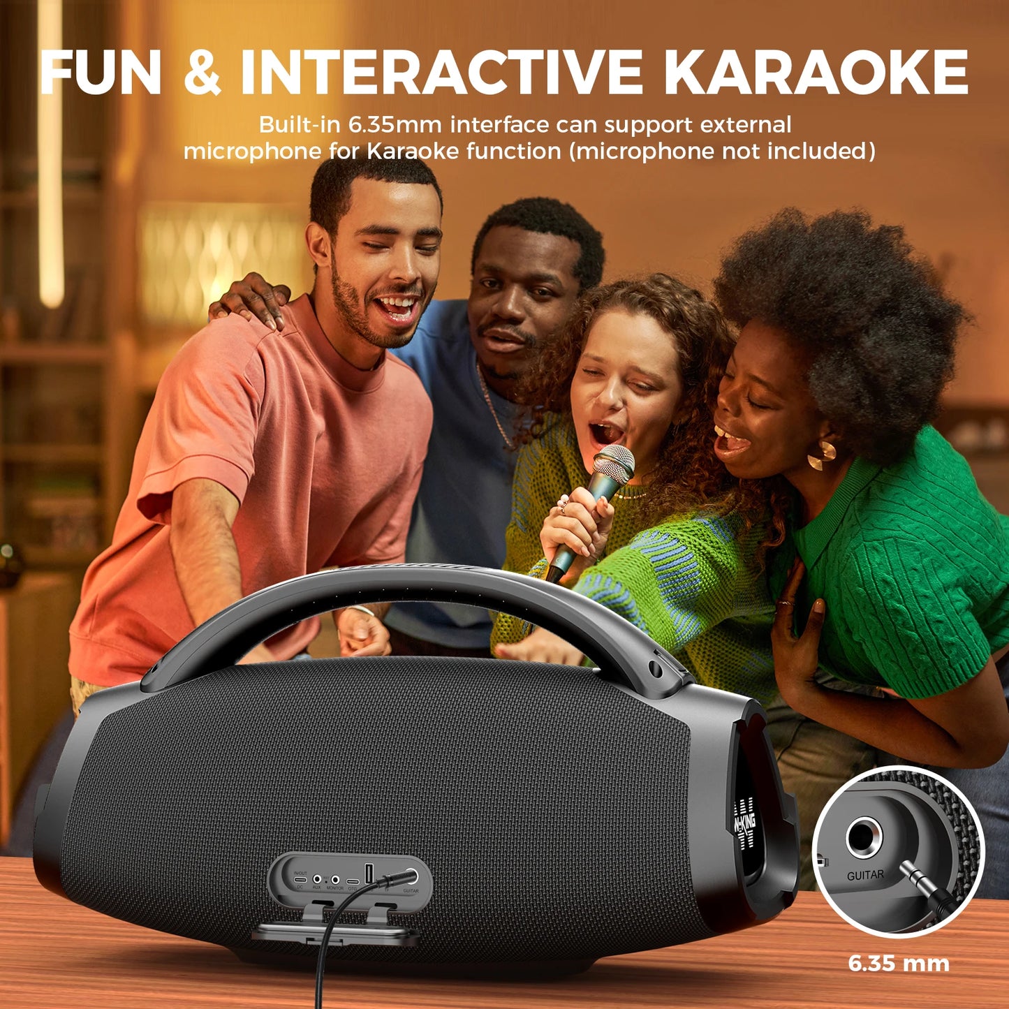 W-King X20 Portable Bluetooth Speaker Outdoor IPX7