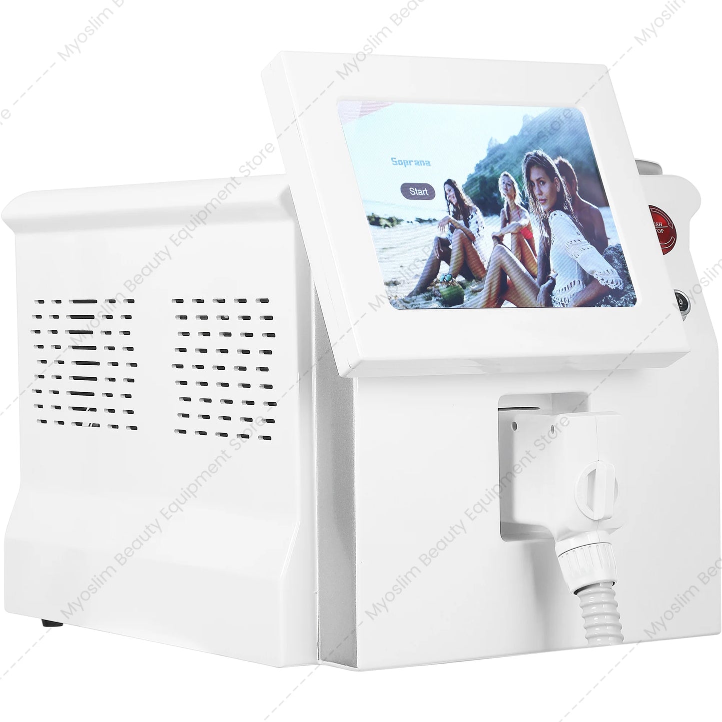 Myoslim 3 Wavelength Diode Permanent Hair Removal Machine Ice Cooling