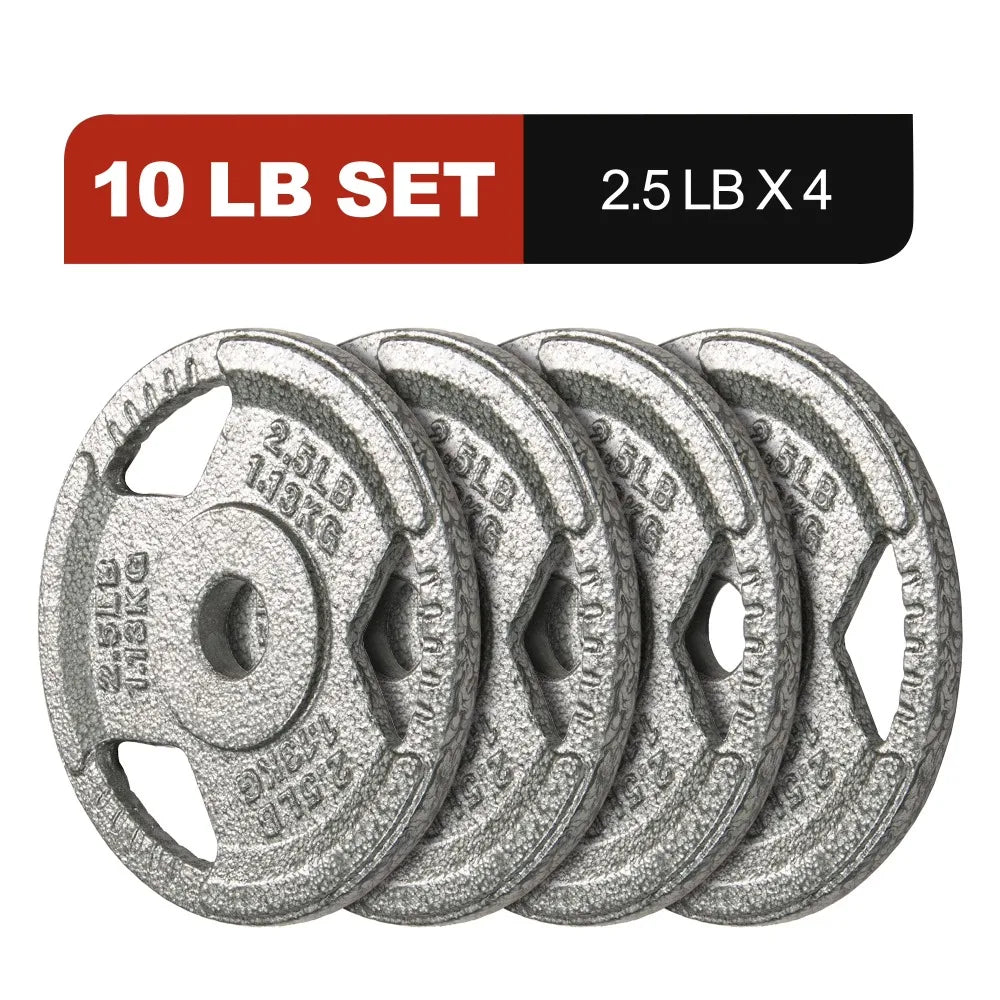 Signature Fitness Cast Iron Weight Plates For Strength Training