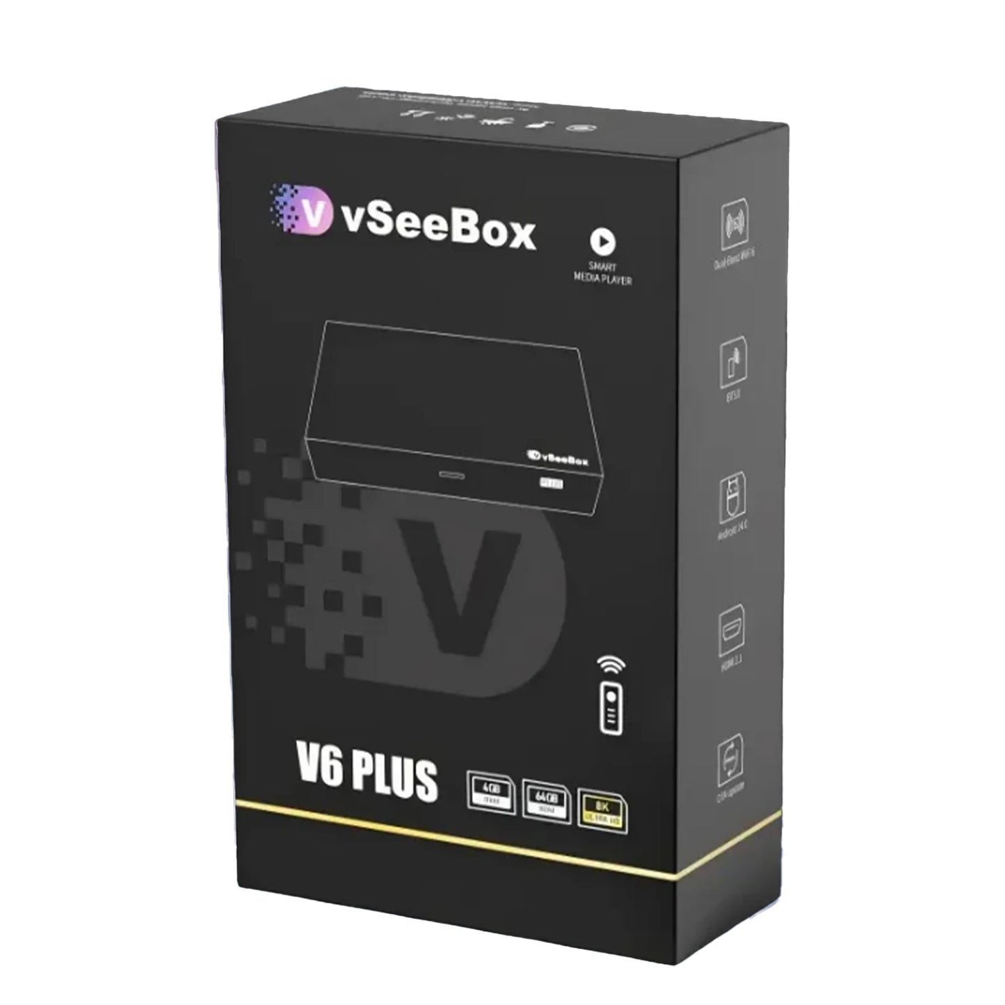 VseeCzydore VseeBox V6 Plus 64GB 8K Bluetooth Android TV Box