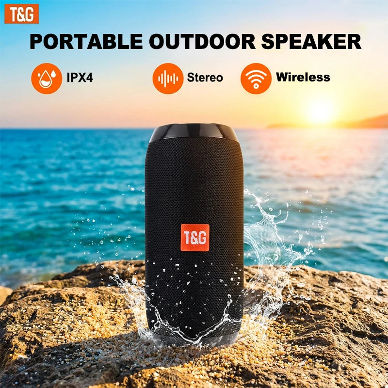 TG Portable Bluetooth Speaker With Waterproof Build And Stereo Sound