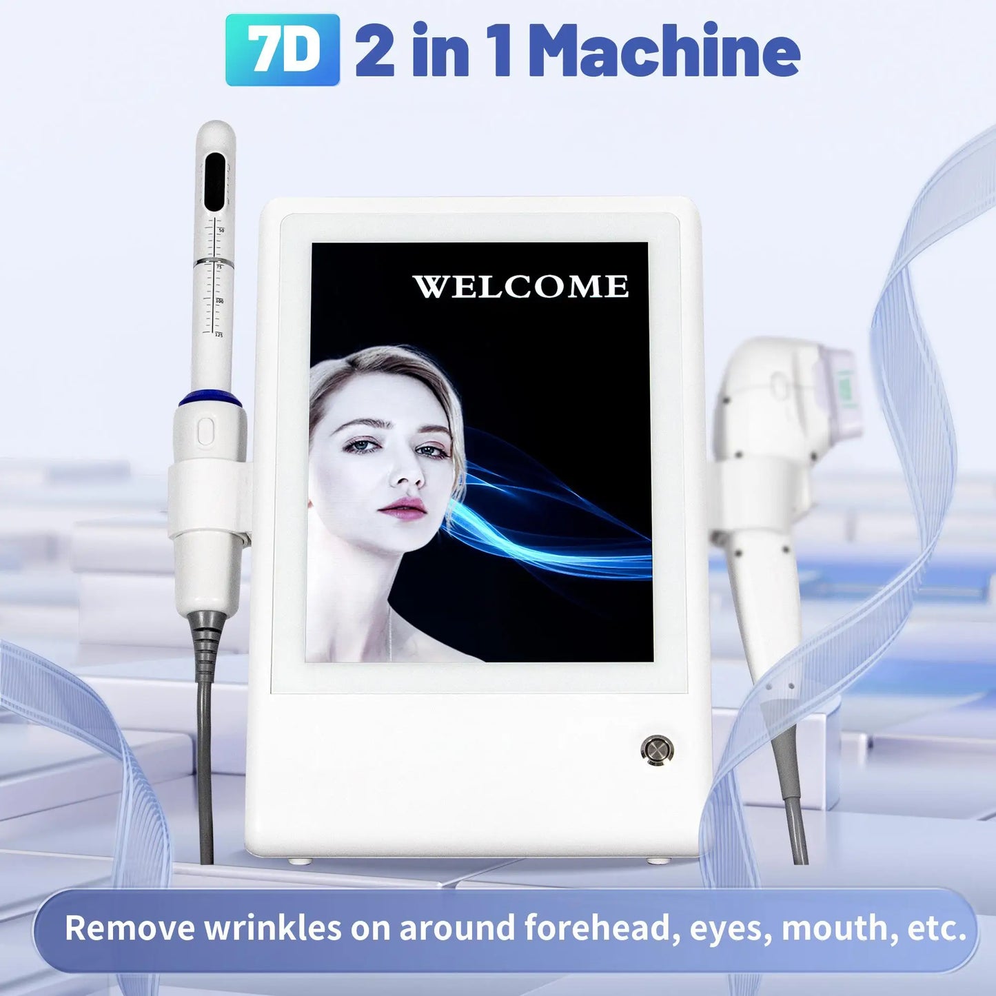 Myoslim Hifu Ultrasound Facial Lifting Machine For Slimming Wrinkle Removal