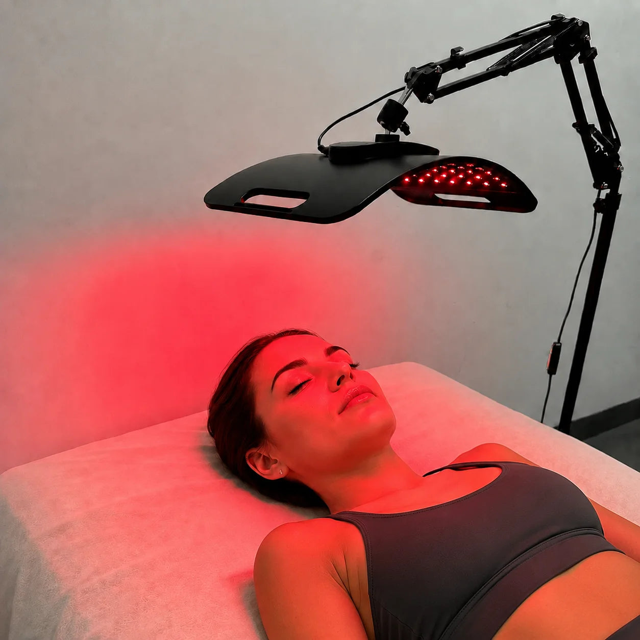 Red Light Therapy Panel With Timer And Adjustable Stand