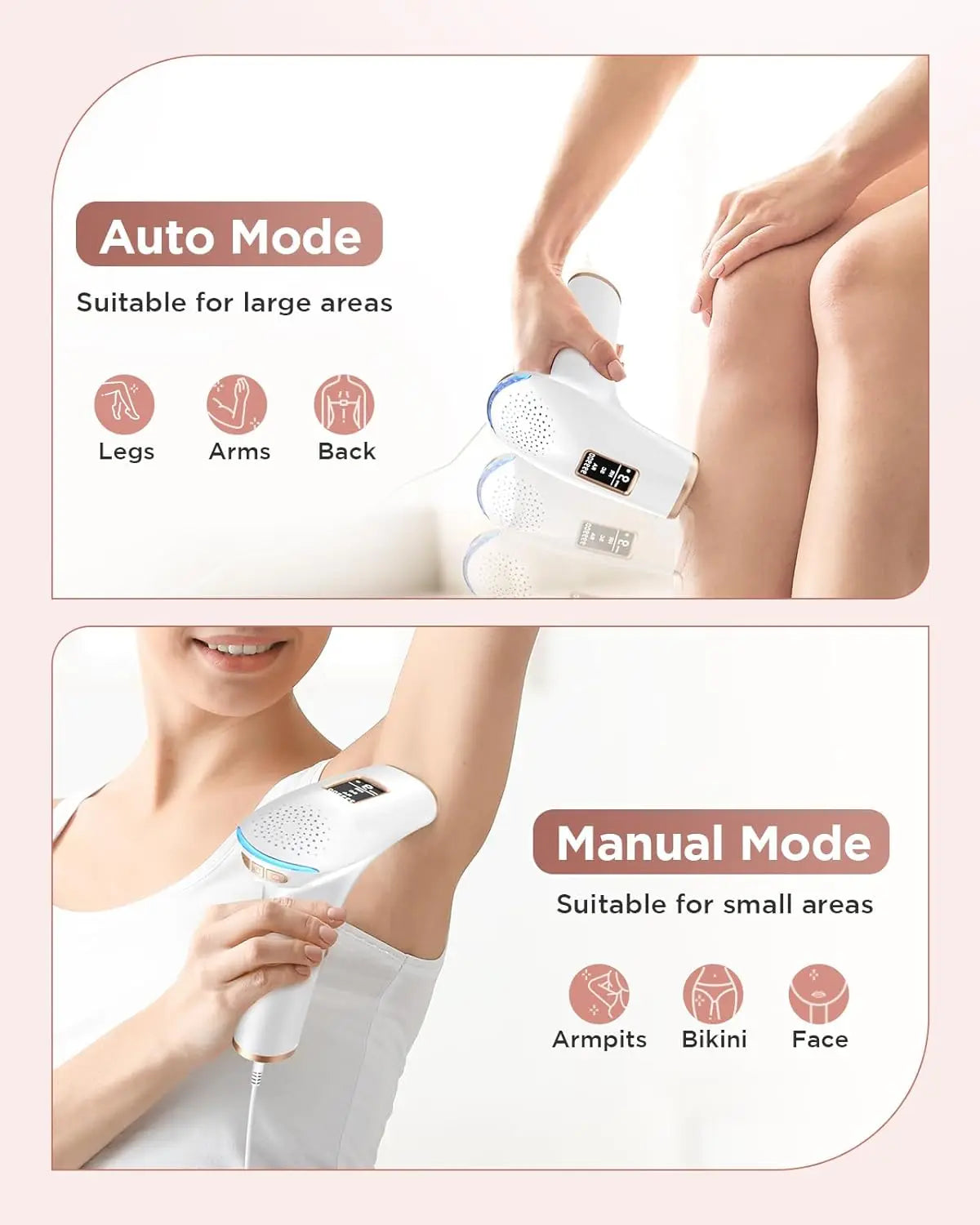 JOOYEE IPL Hair Removal Permanent Painless Whole Body Home Epilator