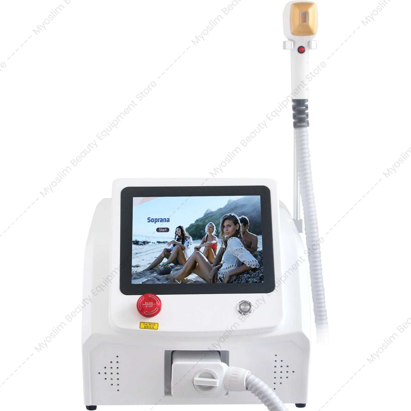 Myoslim 808nm Diode Laser Hair Removal Machine Ice Painless Cooling