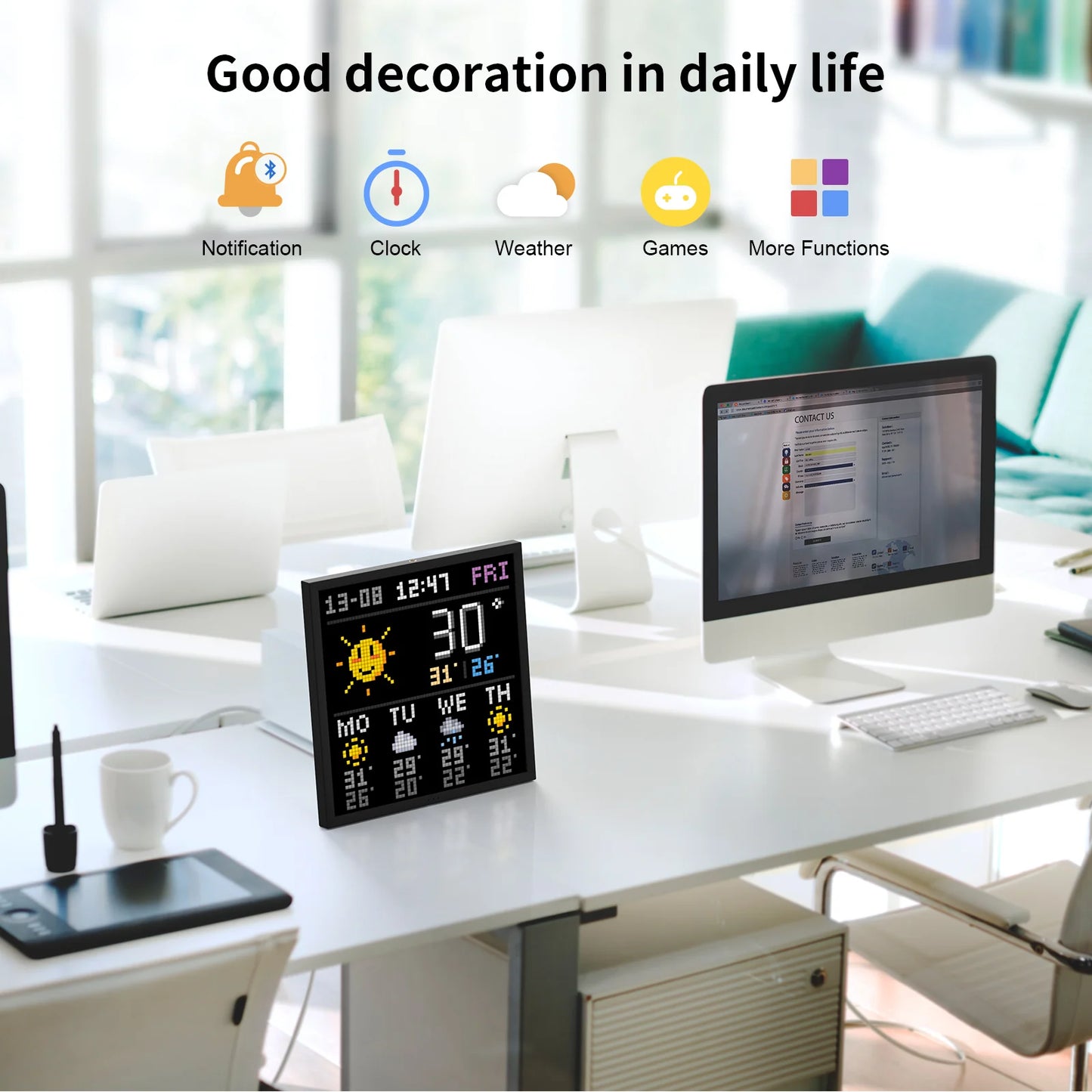 Divoom Pixoo Wifi Pixel Art Display Digital Frame App Control