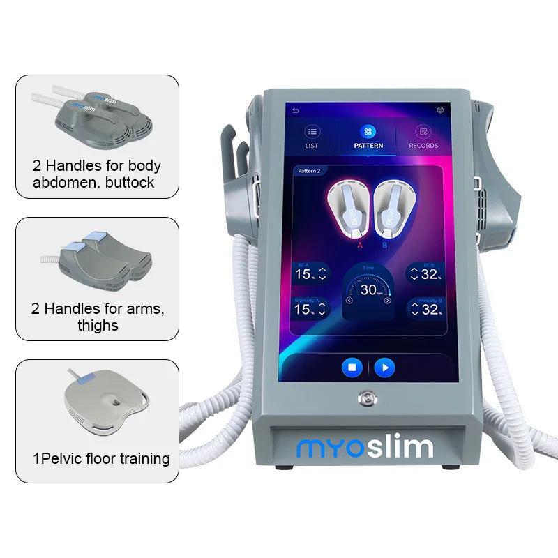 Emszero Pro EMS RF Body Sculpting Machine With Four Handles