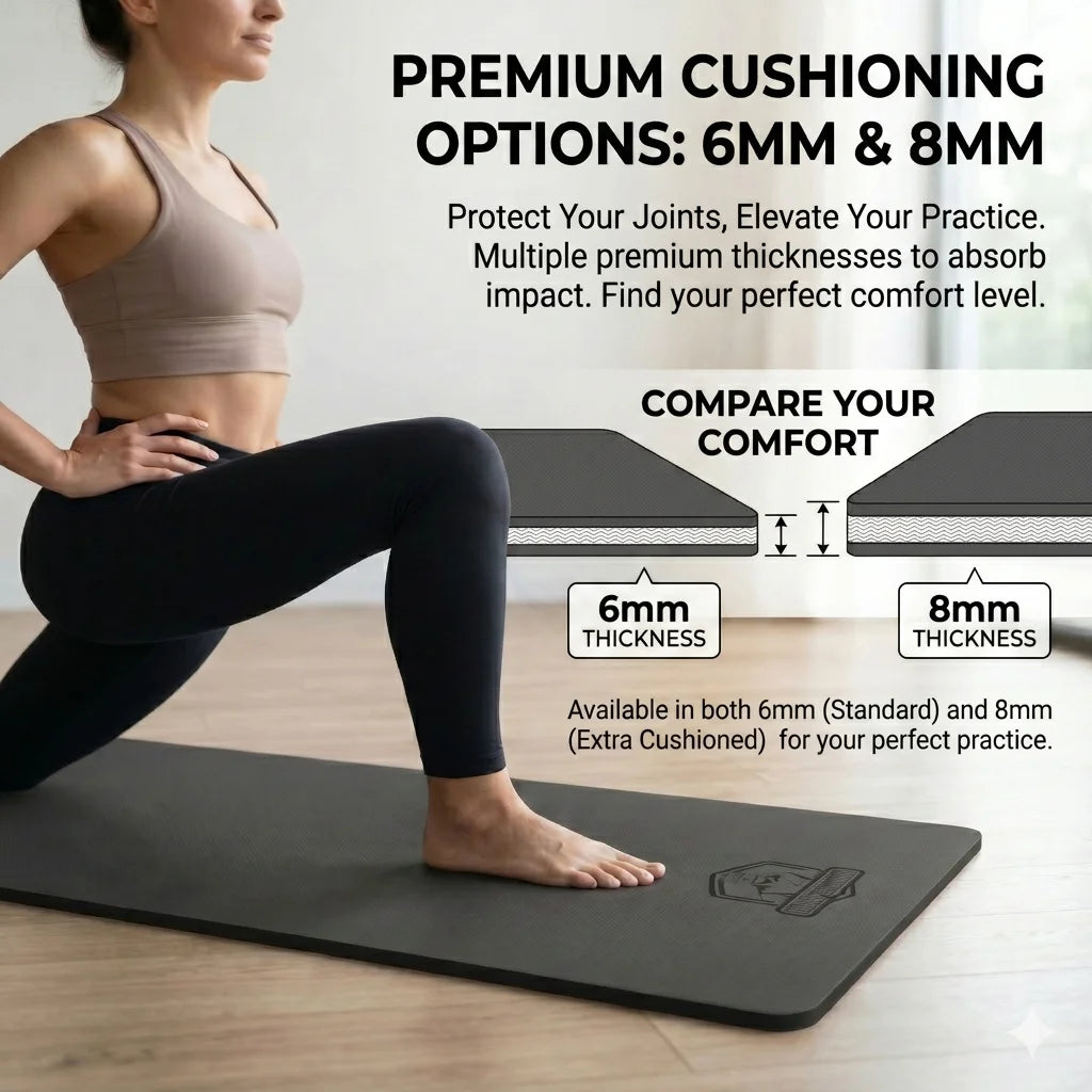 Hapbear Premium TPE Non Slip Yoga Mat With Carry Bag
