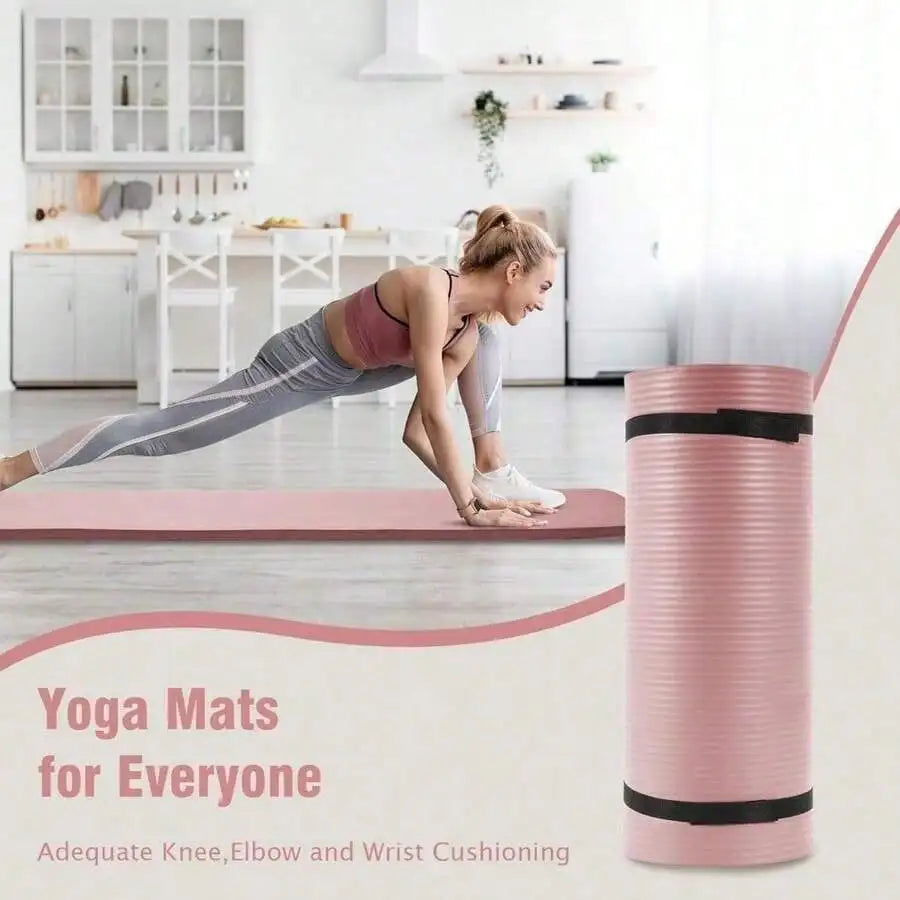 Extra Thick High Density Non Slip Yoga Exercise Mat
