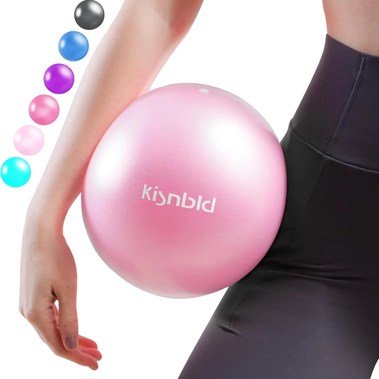 Kisnbld Mini Pilates Exercise Ball For Core Strength Home Gym