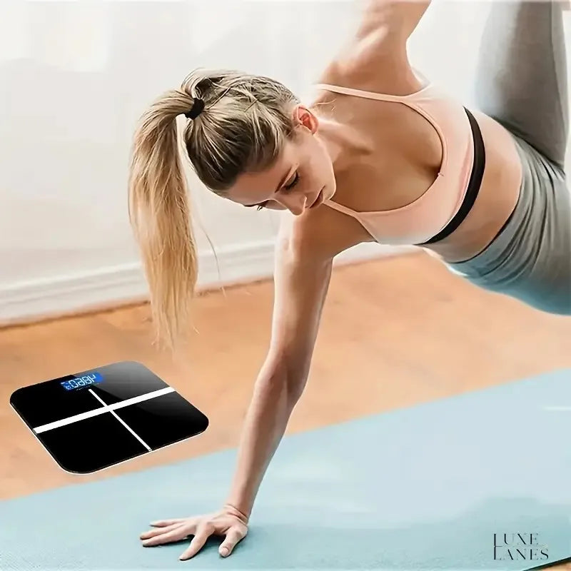 Digital Body Weight Scale With Temperature Monitor High Capacity Measurement