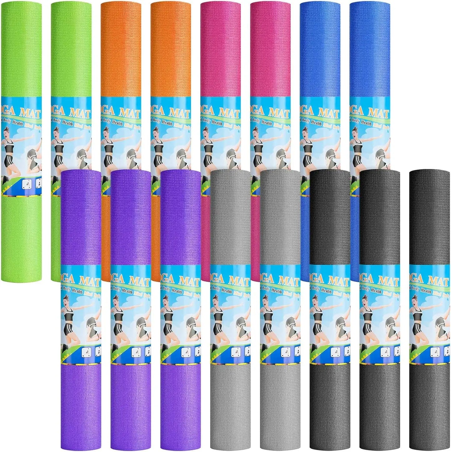 Lightweight Non Slip Pvc Exercise Mat For Yoga And Fitness