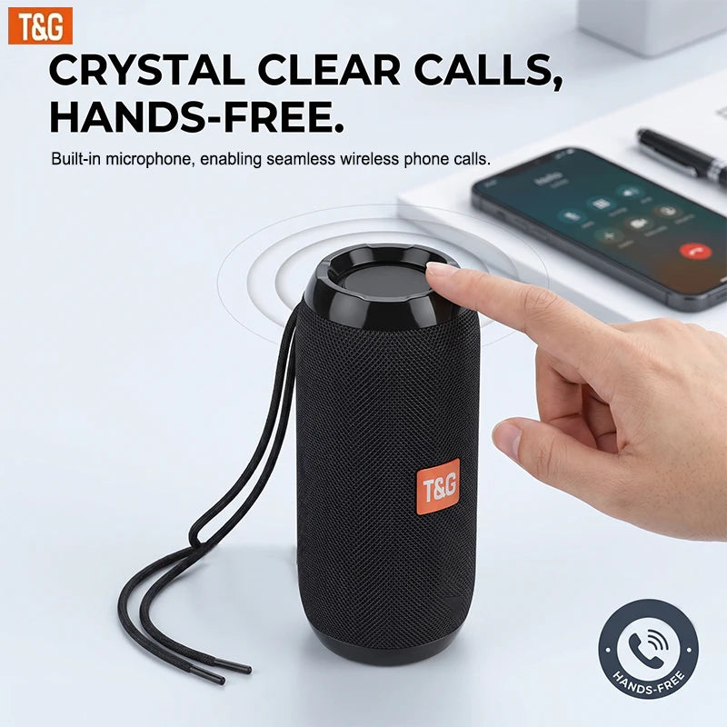 TG Portable Bluetooth Speaker With Waterproof Build And Stereo Sound