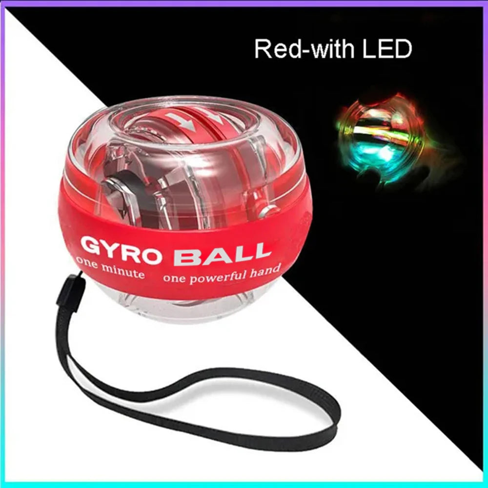 LED Self Starting Gyro Wrist Trainer Ball Muscle Strength Equipment