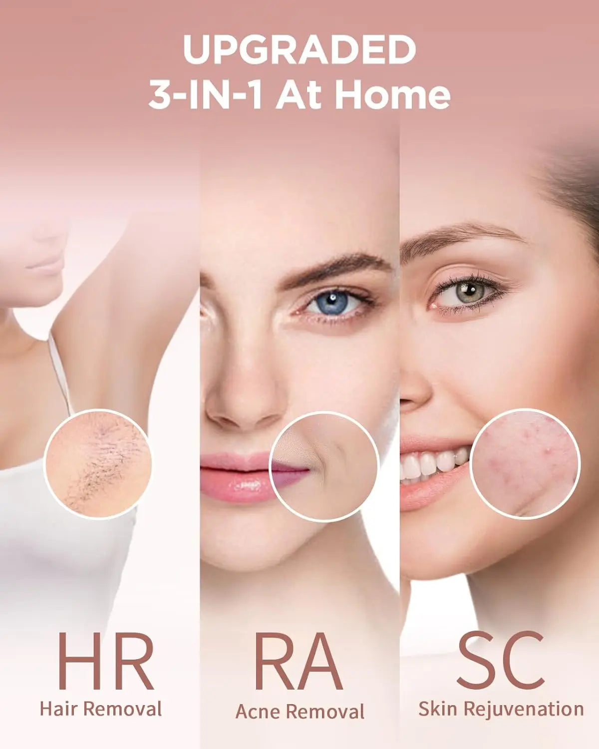 JOOYEE IPL Hair Removal Permanent Painless Whole Body Home Epilator