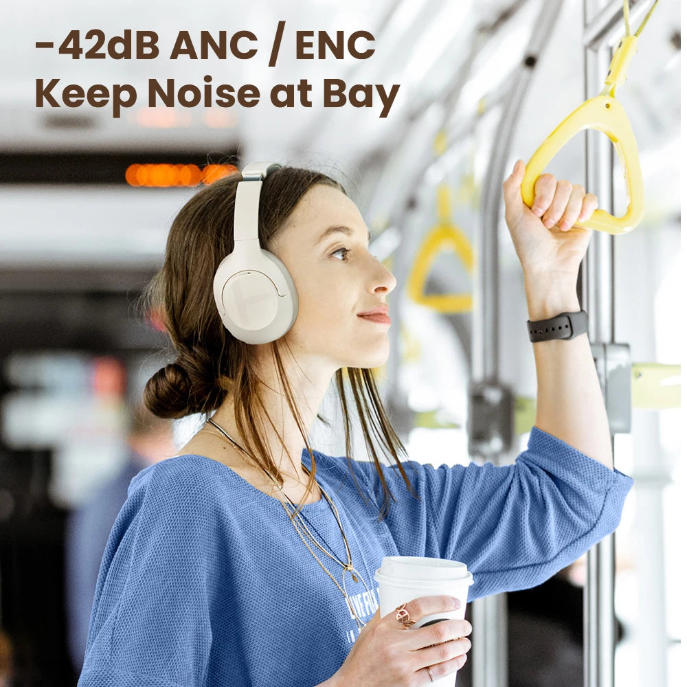 Haylou S35 ANC Wireless Bluetooth Over Ear Headphones 60H Playtime