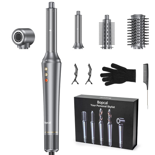 Bopcal Multifunctional Hair Dryer Hot Air Comb Styling Tool