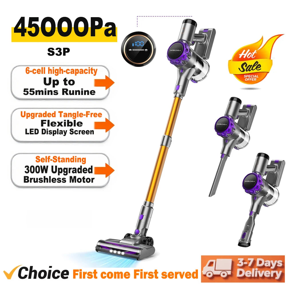 Inse S3P Cordless Powerful Handheld Stick Vacuum With LED Display