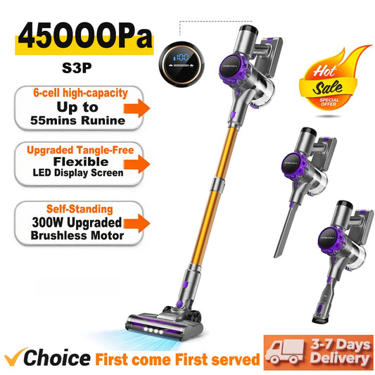 Inse S3P Cordless Powerful Handheld Stick Vacuum With LED Display