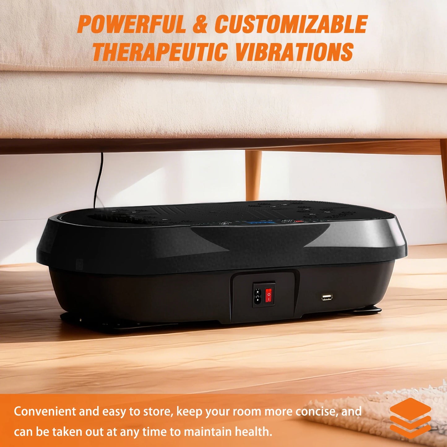 Portable Vibration Plate Machine Full Body Workout Weight Loss Training