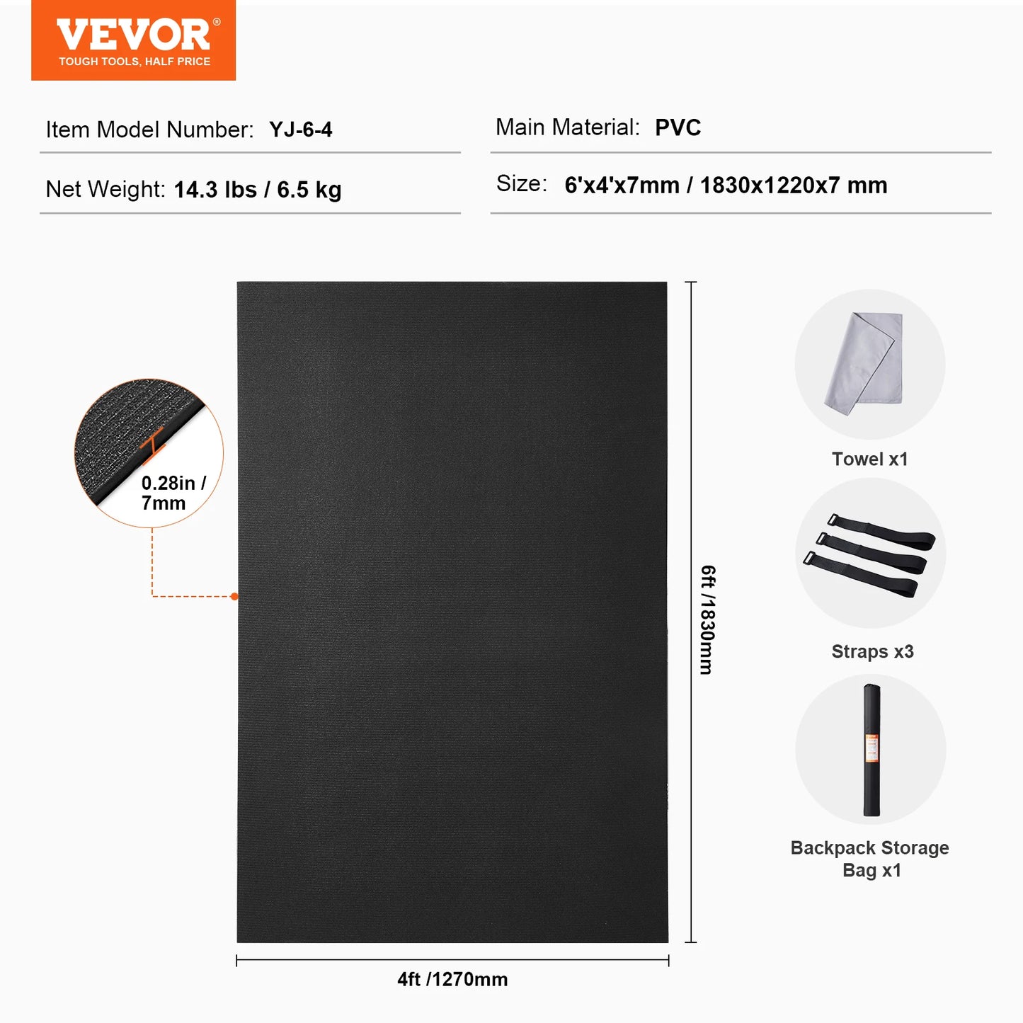 Non Slip High Density Yoga Mat Bag For Fitness Practice