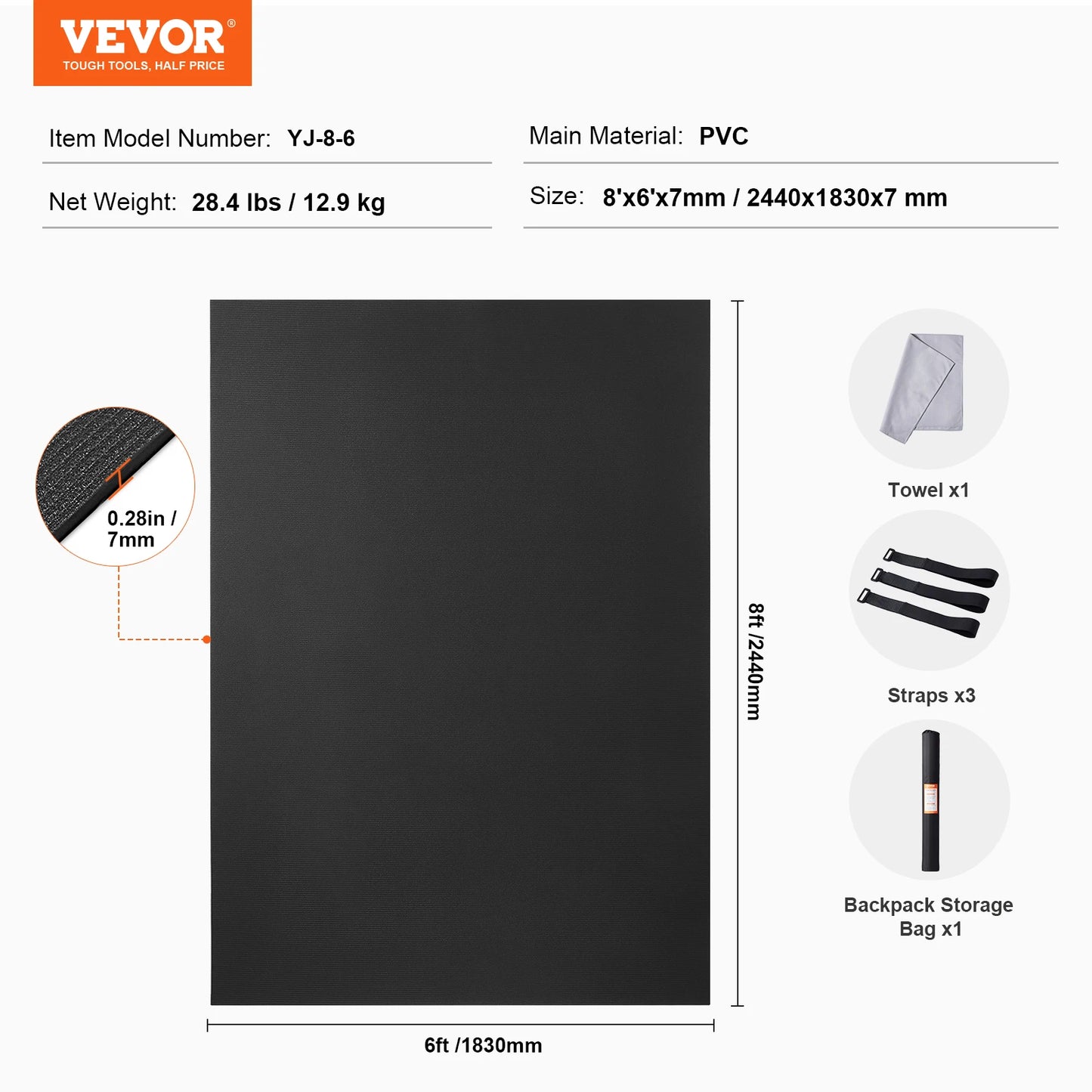 Non Slip High Density Yoga Mat Bag For Fitness Practice