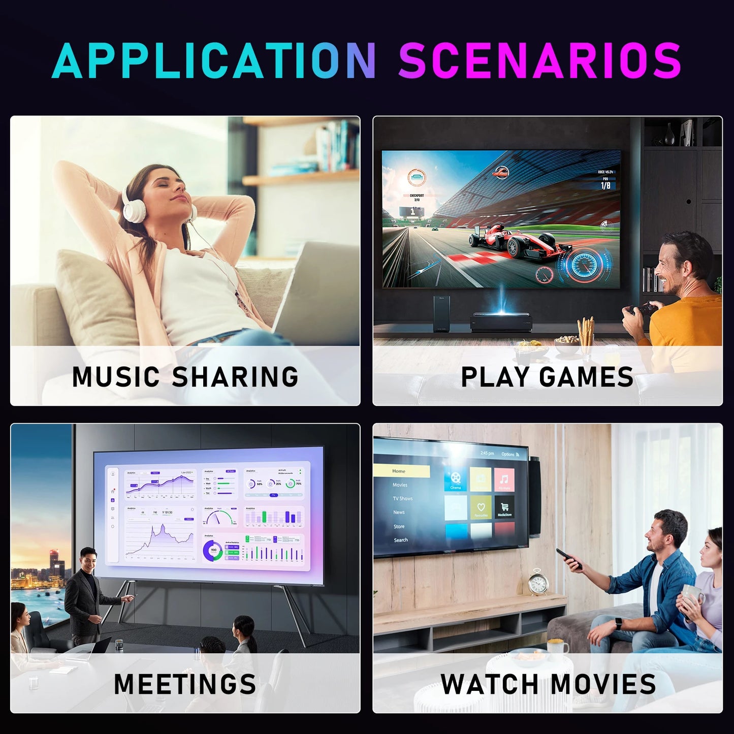 H96 Android 13 Smart TV Quad Core WiFi6 8K UHD
