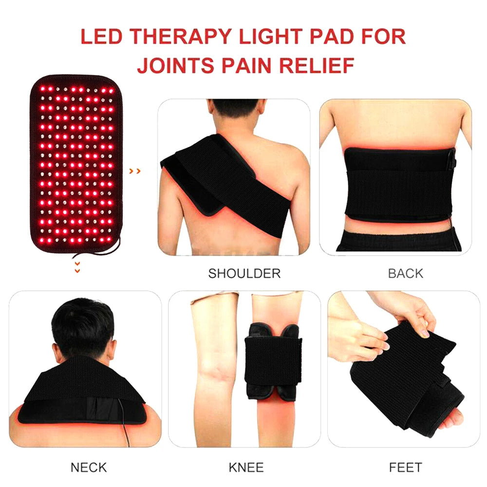 Portable Infrared LED Heat Pad For Full Body Pain Relief