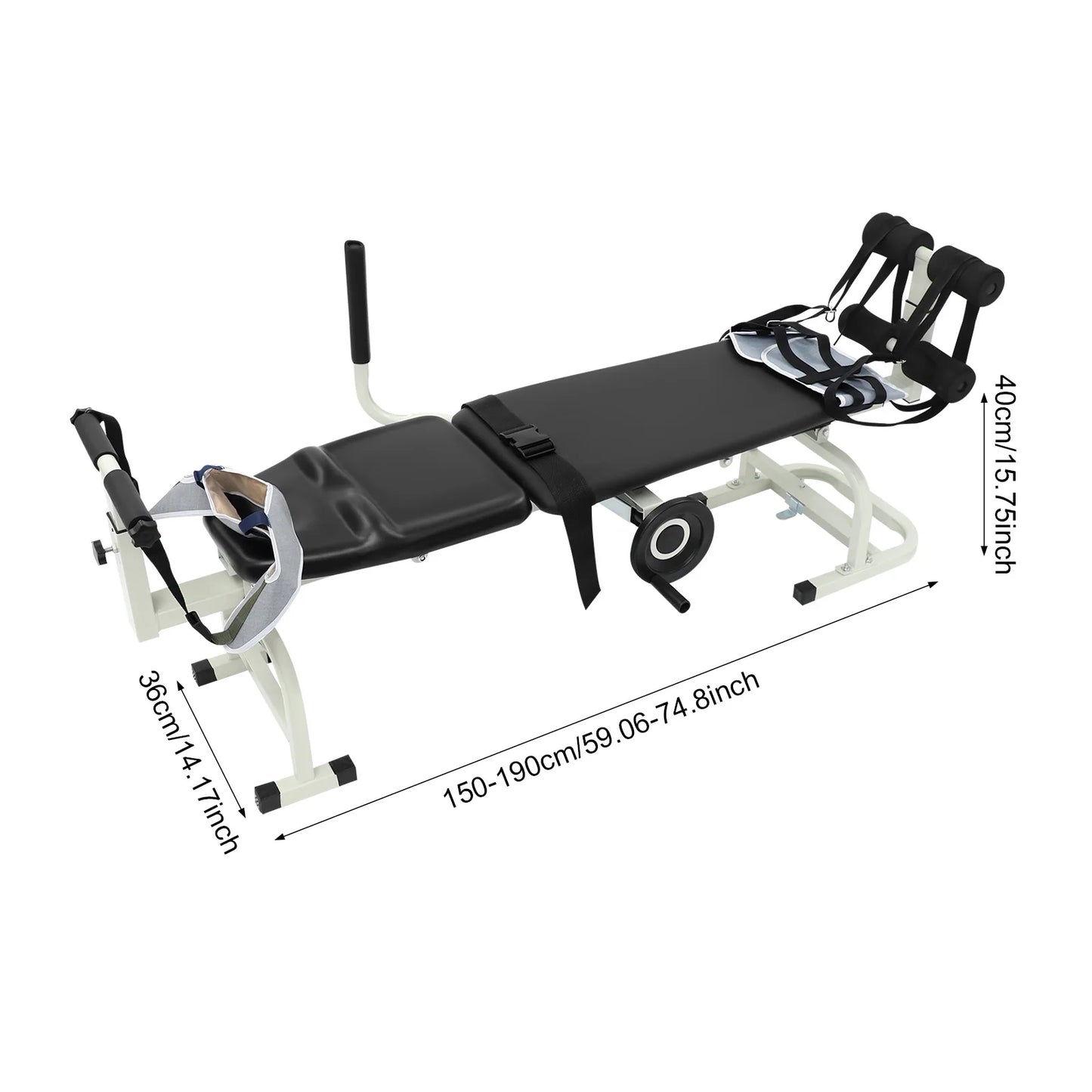 Multifunctional Cervical Neck Stretcher Lumbar Traction Decompression Bench