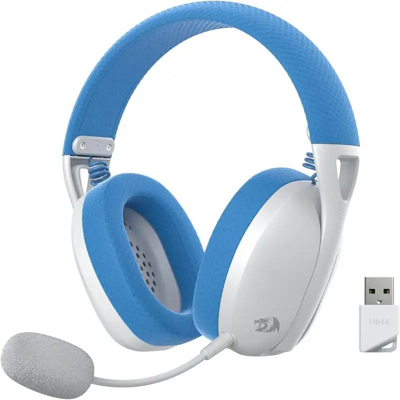 Redragon H848 Wireless Gaming Headset Featuring Surround Sound Microphone