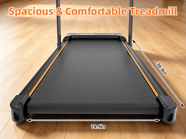 Foldable Indoor Treadmill With 3HP Motor And Manual Incline