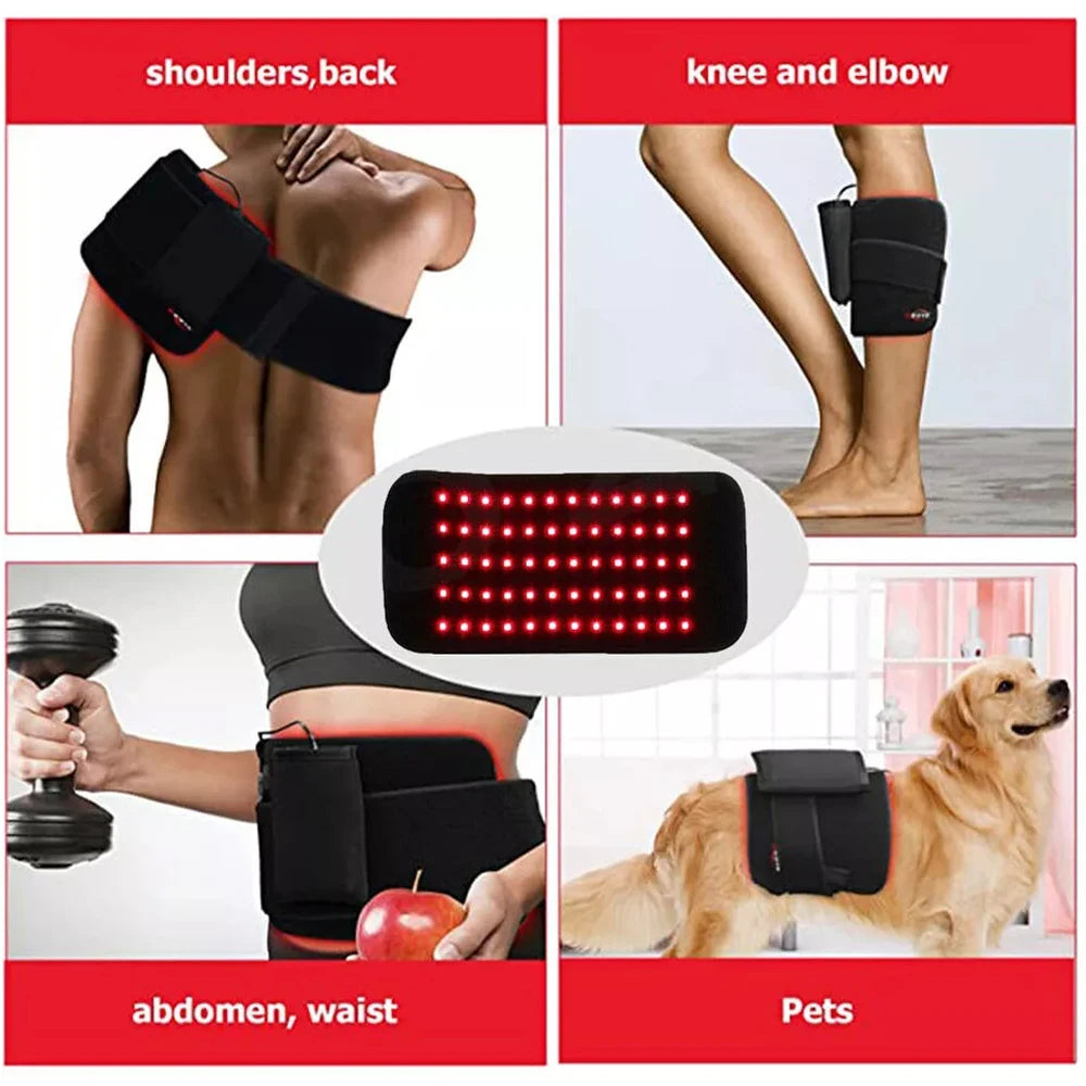 Portable Infrared LED Heat Pad For Full Body Pain Relief